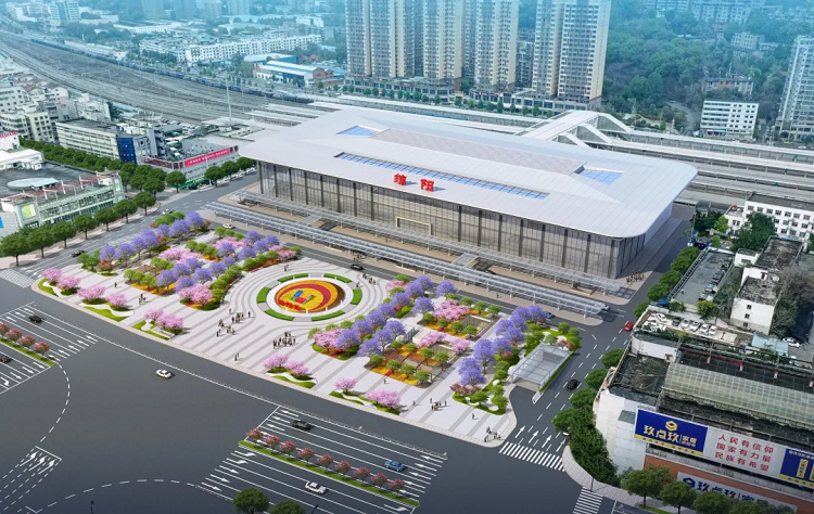 項(xiàng)目動(dòng)態(tài) | 綿陽火車站站前廣場及周邊配套設(shè)施建設(shè)項(xiàng)目進(jìn)入實(shí)質(zhì)性施工階段
